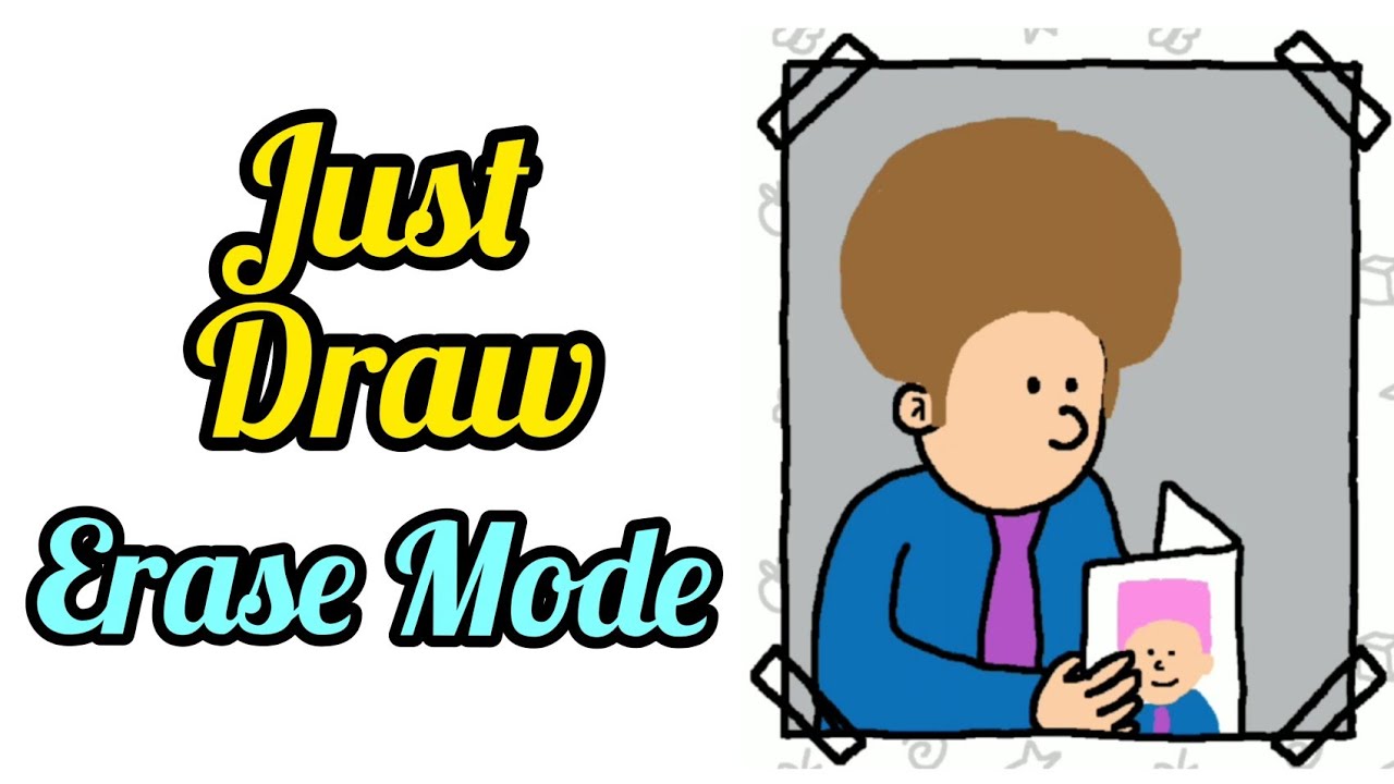 Just Draw - Drawing Puzzle - Erase Mode Level 33 Solution
