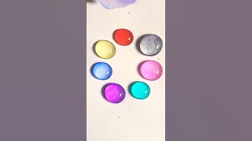 Satisfying Water Drop Experiment 🌈🎨 with Sketch Pen 🖍| Relaxing Visuals | Color Mixing #shorts #asmr