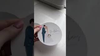 Part 2 of vinyl record wedding guest book! #wedding #diy #cricut #weddingdiy