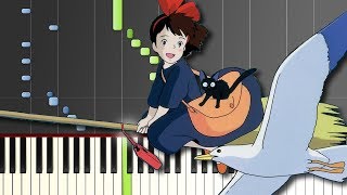 【楽譜あり】海の見える街／久石譲（ピアノソロ中上級）"Kiki's Delivery Service" - A Town With An Ocean View [PIANO] chords