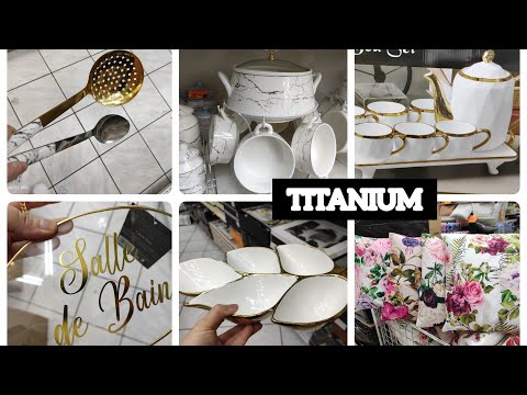 Titanium - Supermarché Spécial vaisselle, Déco 12/04/2022 - YouTube