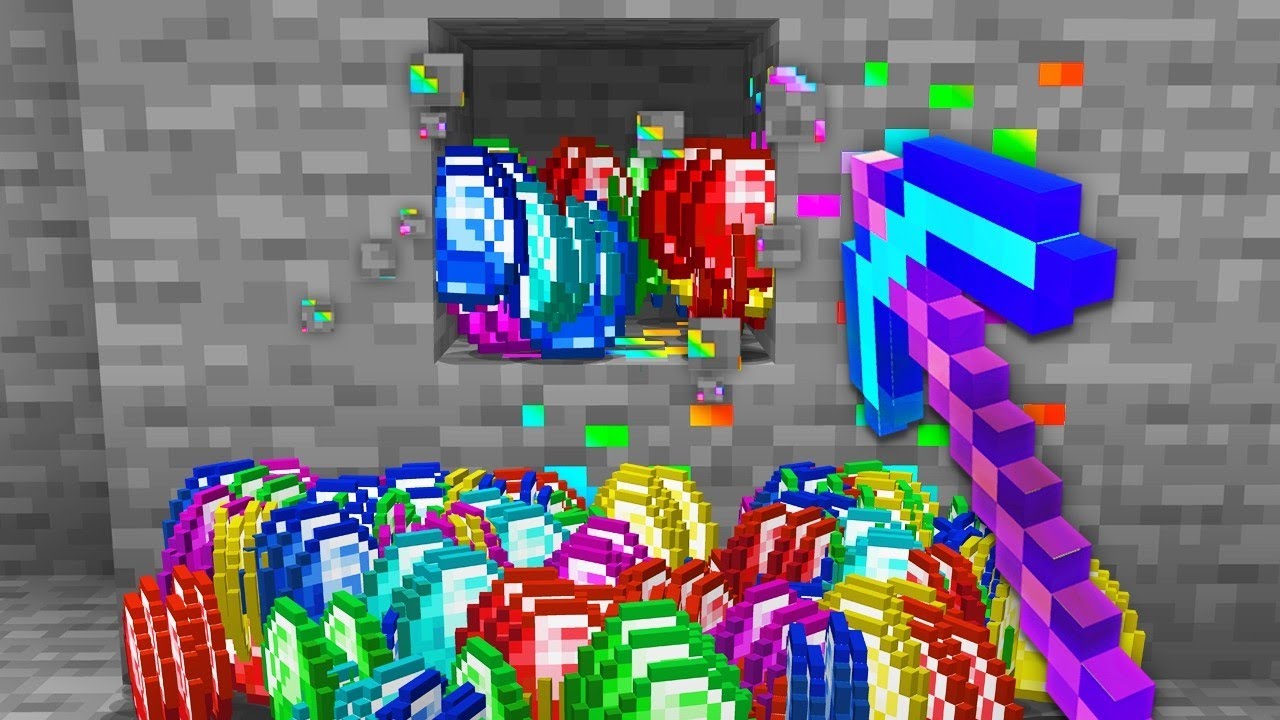 Minecraft But There Are Custom Diamonds!