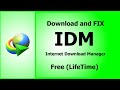 IDM: How to Fix and Crack download Internet Download Manager full version Life Time