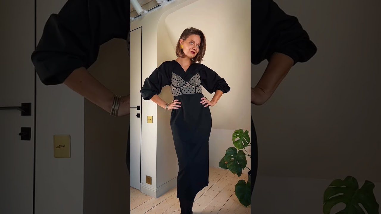 Способы носить платье-трубу