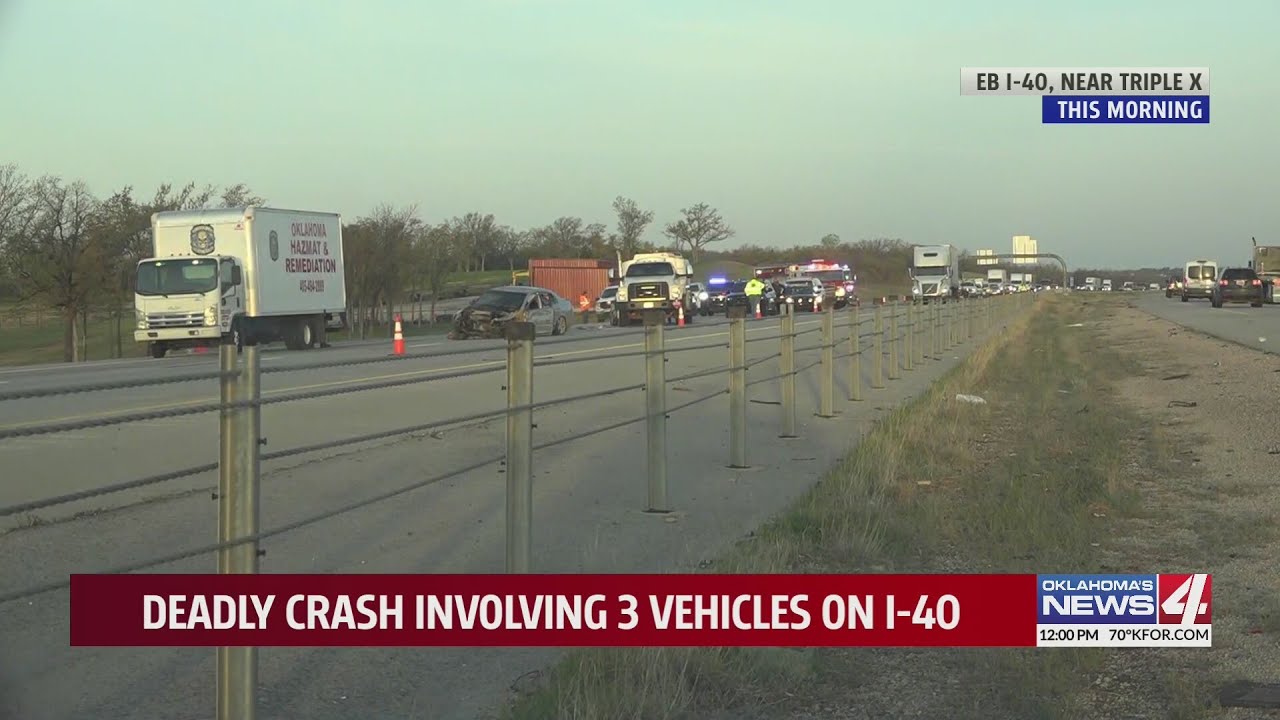 Emergency crews respond to fatal crash on I-40 - YouTube