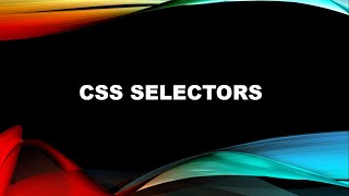 Learn CSS selectors with examples that are used in everyday life of web developer