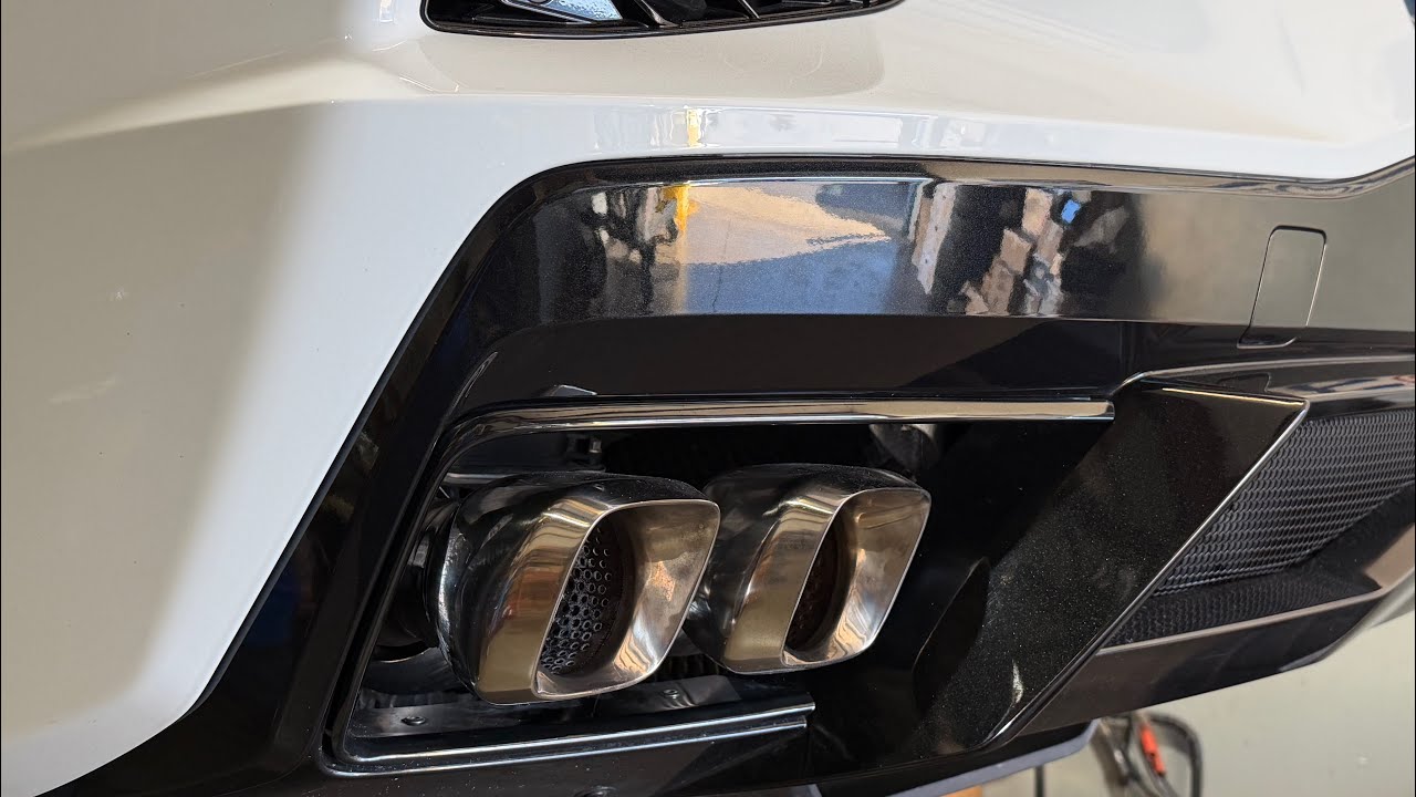 C815 Rear Tip C8 Round Tips - INSTALLED - YouTube