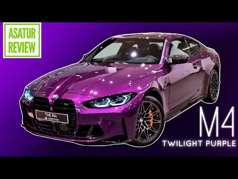 🇩🇪 Обзор BMW M4 G82 xDrive Competition M-Sport PRO Individual TWILIGHT PURPLE / БМВ М4 Г82 2021