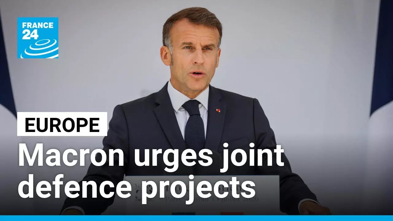 In final speech to armed forces, Macron urges European defence porjects • FRANCE 24 English