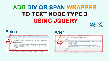 How to add div or span wrapper to text node type 3 using jQuery