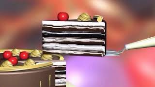 Футаж торт с вишенкой tort