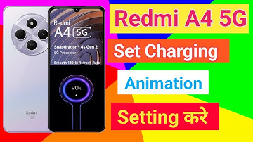 Redmi A4 5G Charging Animation Set Kare | How To Set Charging Animation in Redmi A4 5G