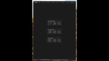 World clock example