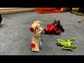 Transformers Stop Motion Fight