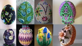 Innovative Quilling Eggs/Easter Eggs/Decorative Eggs/Paper Quilling art