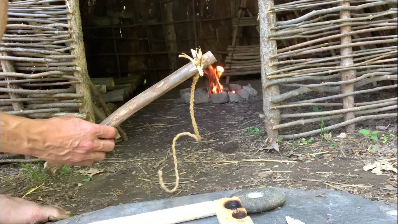 Dry Basswood Bark Cordage Made a Year Ago YouTube