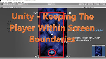 Unity - Keeping The Player Within Screen Boundaries