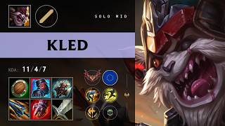 Kled Mid vs Ahri - EUW Grandmaster Patch 26.14