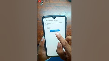 How to reset network setting in samsung galaxy m31
