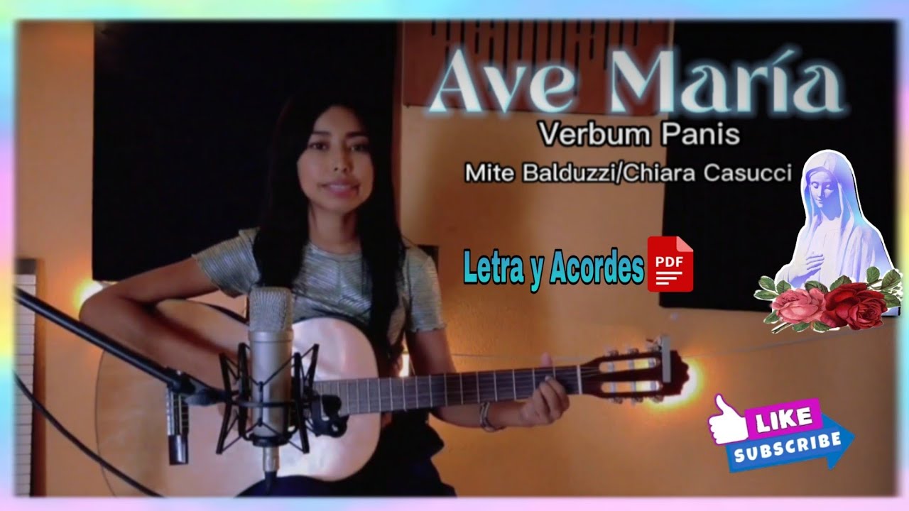 Ave María - Verbum Panis (Letra y Acordes PDF) - YouTube