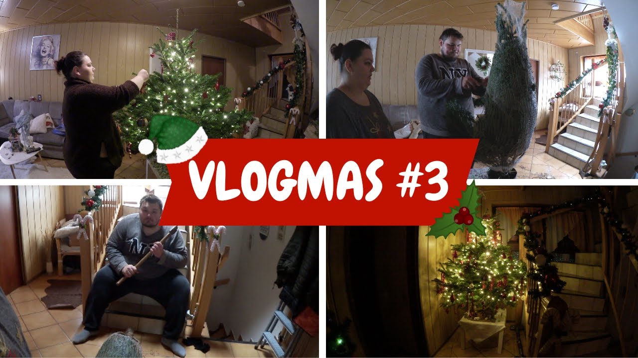 WIR Schmücken unseren WEIHNACHTSBAUM 😍 ⎮ GLÜHWEIN & KINDERPUNSCH für alle ✨ ⎮ VLOGMAS #3 🎄 ⎮ Jessi ♡