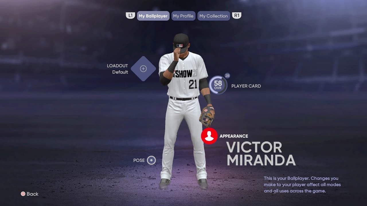 HOW TO CREAT YOUR BALLPLAYER IN MLB THE SHOW 21 YouTube