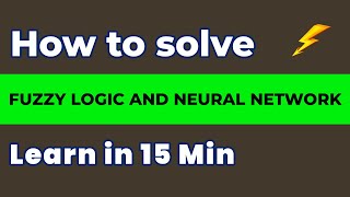 FUZZY LOGIC & NEURAL NETWORK | UGC NET Computer science screenshot 4