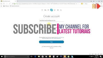 How to create new Skype ID video call account