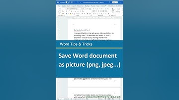 How to Save Your Word Document as a High-Quality Image in Seconds!