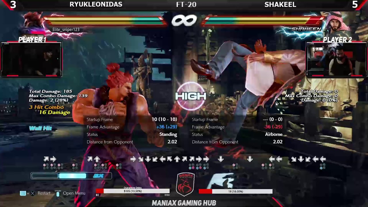 Shakeel R R RYUKLEONIDAS VS SHAKEEL -FT-20 - YouTube