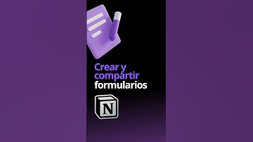 cómo crear formularios en notion, para encuestas, bases de datos  #notion #forms