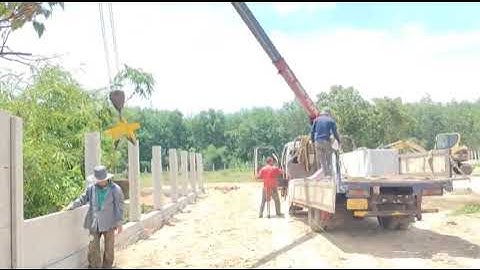 Hàng rào lắp ghép cột H bê tông đúc sẵn lắp ghép tấm bê tông nhẹ siêu nhanh siêu rẻ-0912501403