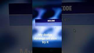 forza 5 My dodge durango srt skin try it pls its my really good suport