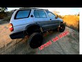 My R50 Pathfinder is LIFTED! | How to lift an R50 pathfinder PT.2 (Rear)