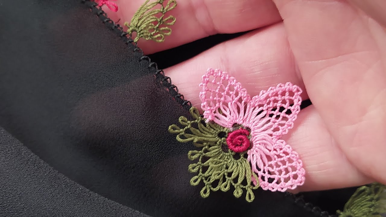 608- İSTEYEN İSTEYENE BU İĞNE OYASI MODELİ ANLATIMLI YAPILIŞI