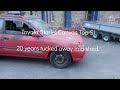 Toyota starlet canvas top si barn find