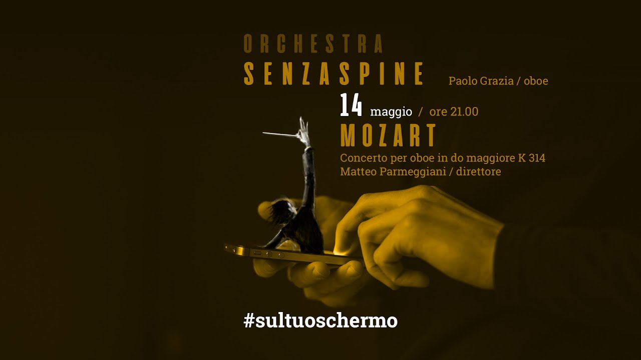 CONCERTO PER OBOE K314 ✩ Mozart ✩ Orchestra Senzaspine e Paolo Grazia