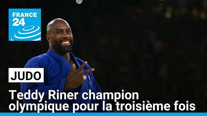 Judo : Teddy Riner champion olympique des lourds pour la troisième fois • FRANCE 24