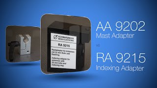 AA 9202 Mast Adapter vs RA 9215 Indexing Adapter ↗︎ COMPARISON Profile