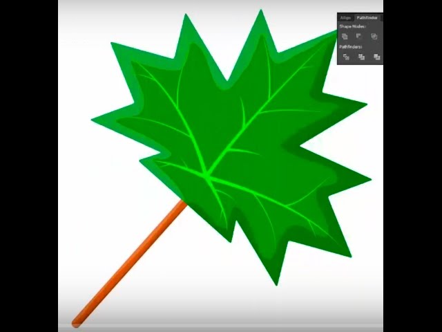 green maple leaf background