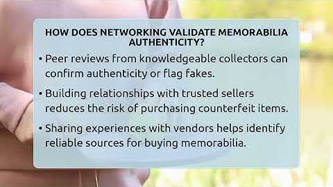 How Does Networking Validate Memorabilia Authenticity? - The Memorabilia Zone