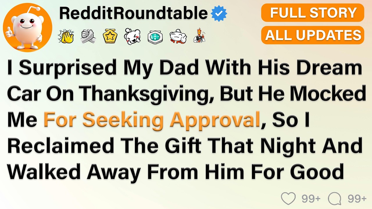 My Dad Laughed When I Gave Him His Dream Car On Thanksgiving, Accusing Me Of Buying His Approval...