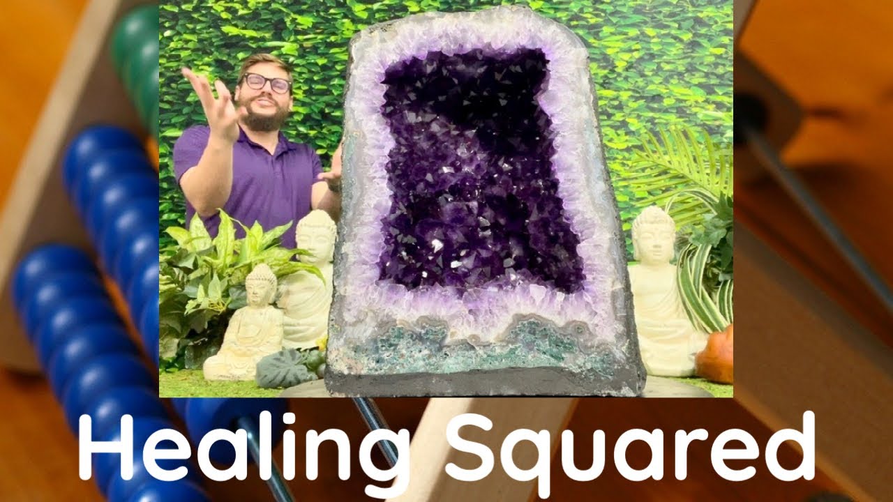 EMOTIONAL HEALING POOL Amethyst Geode Cathedral 19.50 VERY High