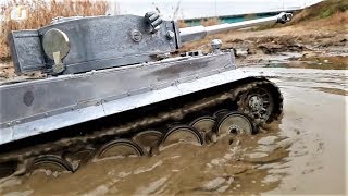 RC TANK Mato Full Metal German Tiger 1 Off-Road Mud