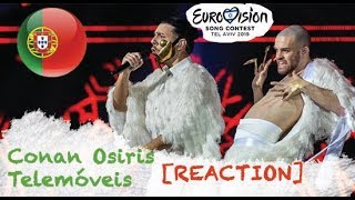 |Eurovision 2019| Portugal [REACTION] - Conan Osiris / Telemóveis -