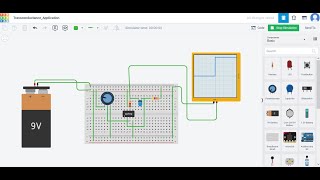 Tinkercad tutorial 4: Design and simulation of transconductance amplifier application circuit