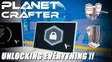 Planet Crafter | Unlocking Everything in the Game !