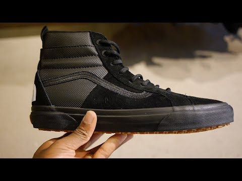 vans x the north face sk8 hi mte lx black