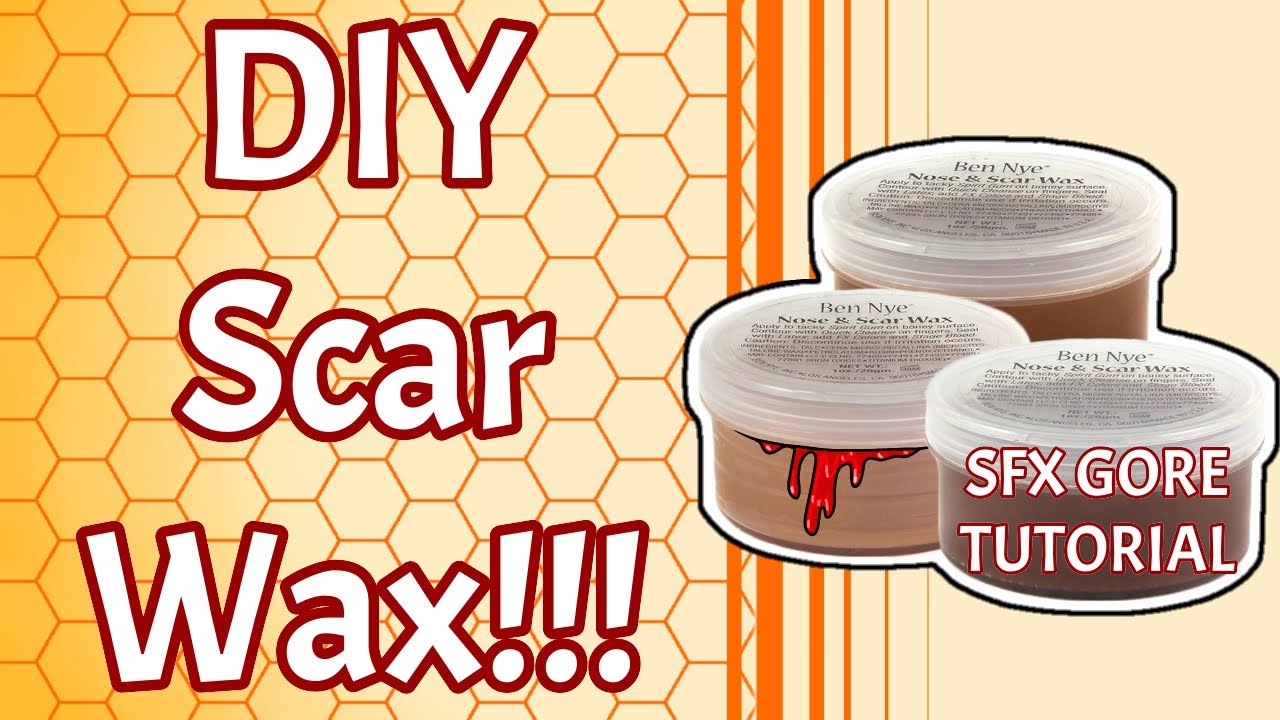 SFX Gore Makeup: How to Make DIY Scar Wax Recipe Tutorial 