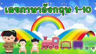 นับเลขภาษาอังกฤษ 1-10 #เพื่อการศึกษา #ภาษาอังกฤษ #คณิตศาสตร์